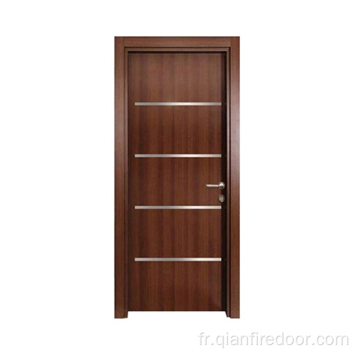 Porte professionnelle en bois de teck, porte en pin, porte moderne